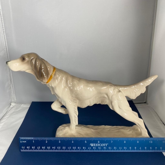 Vintage 1941-1958 Hertwig English Setter Porcelain Figurine - Picture 10 of 14